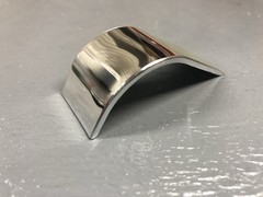 Polished Aluminum Half Fenders 1/25 1/24 Scale Peterbilt Kenworth Freightliner