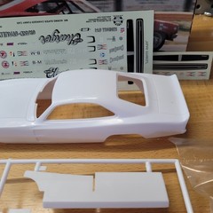MR. NORM 1969 SUPERCHARGER FUNNY CAR BODY,GLASS,DECALS,TRIM
