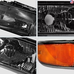 Headlights Compatible With 1999-2002 Chevy Silverado, 2000-2006 Chevy