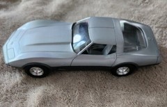 1978 Corvette Coupe Silver/Gray Tutone Dealer Promo Model Car With Box