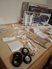 Revell 1/25 1969 Chevy Nova SS Plastic Model Kit 85-2098 Partially Together
