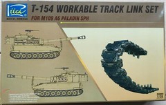 RIICH 1/35 T-154 Workable track link for M109A6 Paladin SPG Vehicle