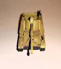 Takara 1/144 World Tank Museum 7. Nashorn SPG. In dark yellow camouflage. (#122)
