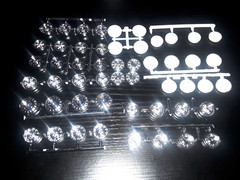 1/25 scale Model car parts assorted Muscle car wheels & wheelbacks