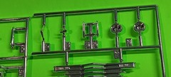 1947 Chevy Moebius Galaxie 1/25 Bumper Grill Head Lamp Buckets Chrome Sprue