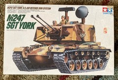 M247 Sgt York 1/35 Scale TAMIYA Partially Assembled Tank Model Kit