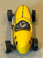 Vintage Custom Built Wood Midget Racer Model Indy 500 Marx Slush Race Stock Car
