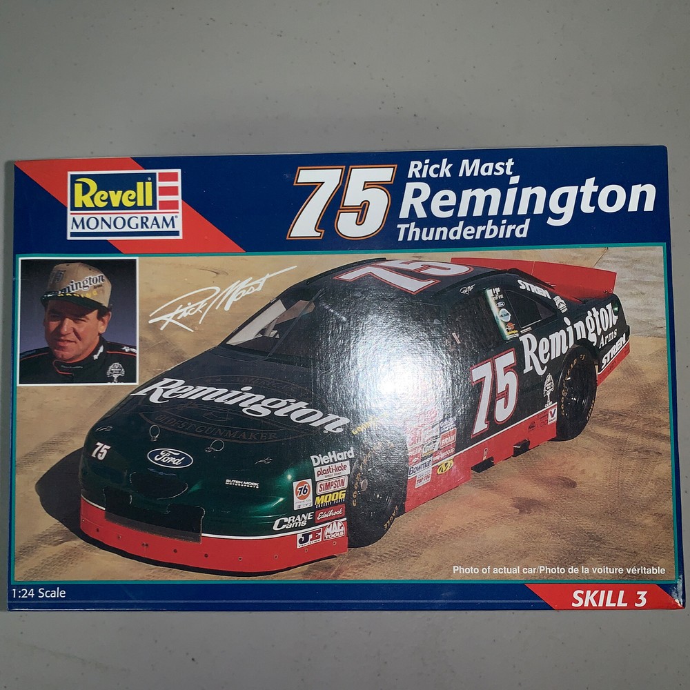 Revell Monogram Rick Mast Remington Ford Thunderbird 1/24 NASCAR Factory Sealed