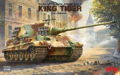 RYE 5146B 1/35 Sd.Kfz.182 Tiger King w/Full Interior,2105 Upgrades &2091 Skirts