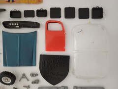 Vintage Assortment of Model Junkyard Parts & Vintage Directions