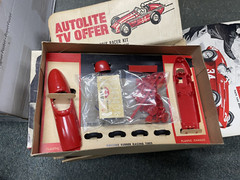 Strombecker Maserati 250F Slot Car Kit Racing 1/24 NOS 1959 Autolite Promo NIB