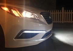 Ijdmtoy Xenon White Led Daytime Running Lights Compatible 2015-2017 Hyundai