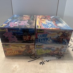 Revell, Rat Fink, Surf Fink, Fink Eliminator, Mr. Gasser, Factory Sealed