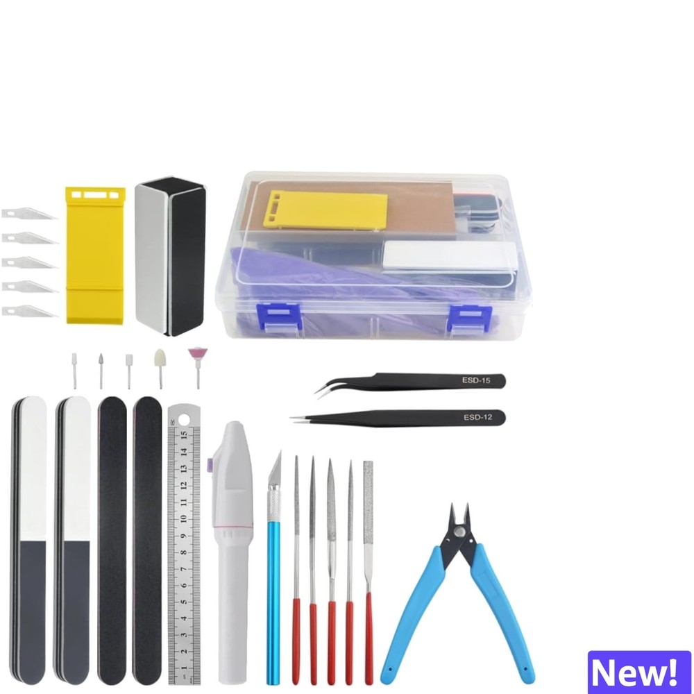 Durable 28-Piece Hobby Tools Kit for Cars, Airplanes & Crafts – Perfect Gift