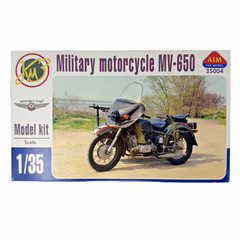 AIM Fan Model MV-650 Military Motorcycle 1/35 Scale Model Kit NOS Ukraine