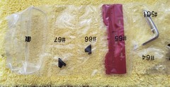 AMT CustomShop 1958 Ford Edsel Black Red Top Un-Built 1/25~No Box ~Parts bagged