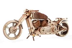 UGears Wooden Model Bike VM-02 – Wooden 3D Puzzle Model Kit for Adults and Teens