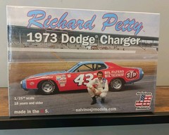 Richard Petty 1973 Dodge Charger Salvinos Jr Model 1/25th Scale New/ Sealed Box!