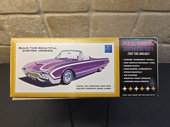 AMT, Retro Deluxe, ’62 Ford Thunderbird, 2n1, 1/25 scale !!Sealed Inside!!