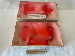 Hubley 852K Indy Car & 853K Hot Rod – RARE Factory Built Store Displays w/ bases