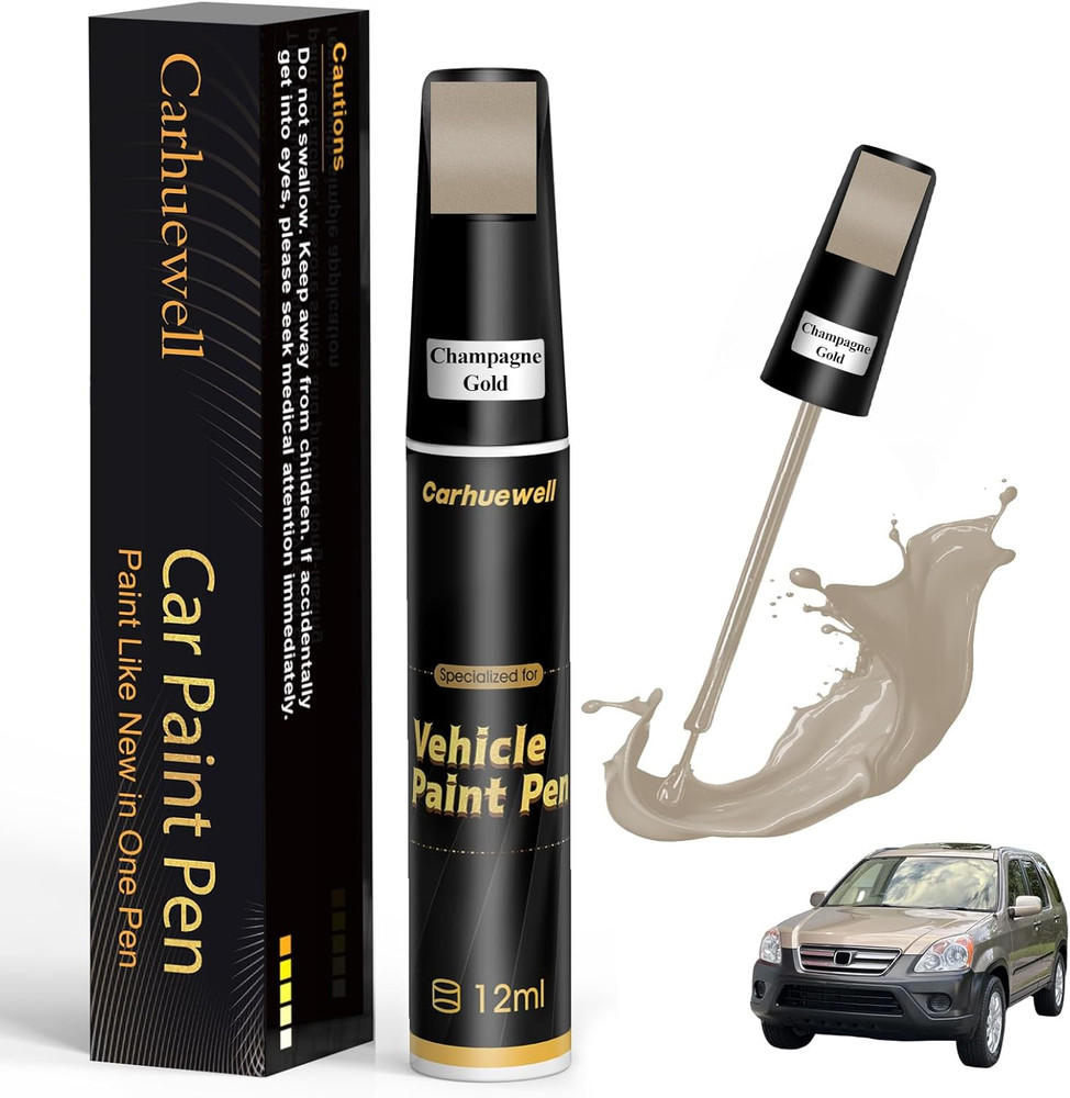 Champagne Gold Car Scratch Repair Touch-Up Paint Pen for Easy Fixes