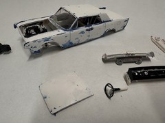 Vintage AMT 1/25 1964 Lincoln Continental Sedan for Rebuild