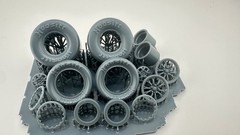 Drag Wheel set, Weld wheels and Hoosier tires