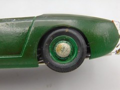 Vintage Model Car Metal 5 1/2″ Long Built 1960’s Austin Healey Sprite Green