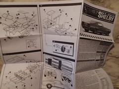2012 AMT 1967 Shelby GT-350 BLACK 1:25 Scale Authentic Model Kit INSTRUCTIONS