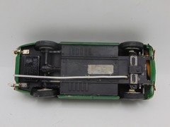 Vintage Model Car Metal 5 1/2″ Long Built 1960’s Austin Healey Sprite Green