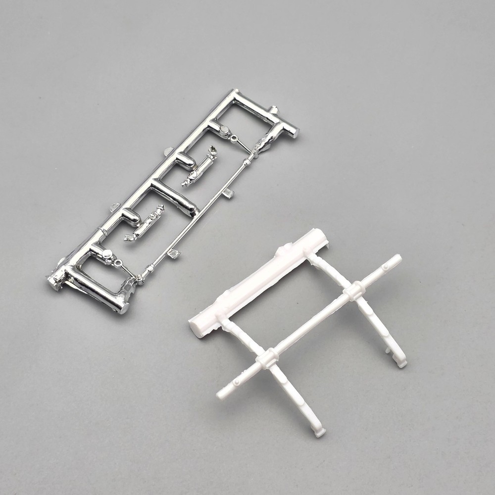 MPC 1/25 1953 53 Ford Stepside Pickup Parts Kitbash Front Suspension Chrome