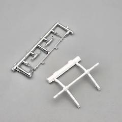 MPC 1/25 1953 53 Ford Stepside Pickup Parts Kitbash Front Suspension Chrome