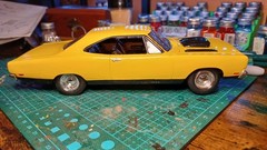 Assembled Model Kit 1969 GTX 1:25 Scale ITS A GREAT LOOKING BUILD AMT
