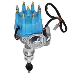 Ready to Run Distributor – Blue Cap, 5.0 HO Small Block Windsor V8-2-Wire