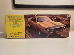 *Vintage / Rare* Jo-Han AMC Javelin AMX Pro-Stock Empty Model Car Box
