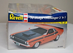 Revell 1:24 ’70 Dodge Challenger 2 in 1 Street Burner Sealed Model Kit #85-2596