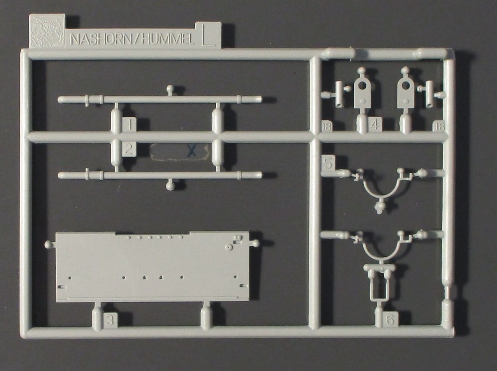 Dragon 1/35 Scale German SdKfz 164 Nashorn – Parts Tree L from Kit No. 6459
