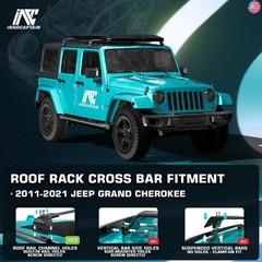 InnoCaptain 260lb Roof Rack Cross Bars for 2011-2021 Jeep Grand Cherokee (ONLY