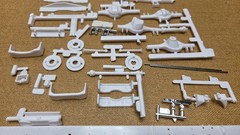 Ford LNT 8000 Snow Plow FRAME & REAR SUSPENSION 1:25 AMT NEW Model Kit PARTS