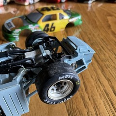 Built Model Car, 1990 Monogram Stock Car STARTED, INCOMPLETE, MODIFIED For Parts