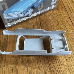 AMT 1963 Ford Galaxie Model Car INCOMPLETE For PARTS