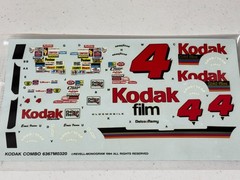 Monogram 1/24 1991 NASCAR 4 Kodak Film Olds Oldsmobile Cutlass Stock Car n/Glass