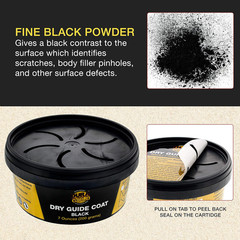 Dura-Gold Premium Black Dry Guide Coat Kit, 7 Ounces (200 Grams) – Powder That I