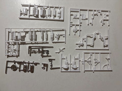 Model Car Parts – Revell 1968 Dodge Charger R/T Engine Parts 1/25 unpainted