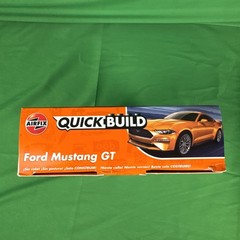 Airfix Quickbuild Ford Mustang GT Orange Snap On Plastic Model Car Kit J6036