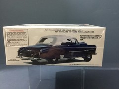 Pair of AMT ’51 Chevys. 1 Convert. Factory sealed 1 Sedan open box 608,6607