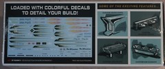 1965 PONTIAC Bonneville 1/25 MODEL KIT NEW Perfect!
