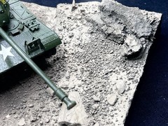 1/35 Scale Military Diorama Base Terrain Display Model Soldiers Figures Diecast