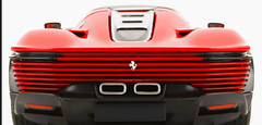 1 18 Ferrari Race Car Racing Racer 24 LeMans Custom Built Metal Body ModelV12