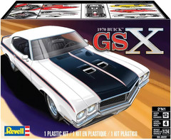 85-4522 1970 Buick GSX 2N1 Model Car Kit 1:24 Scale 106-Piece Skill Level 4 Plas